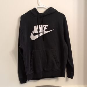 Nike Black and White Logo Hoodie